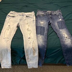 Boys Pacsun distress skinny jeans 28x30 Bundle